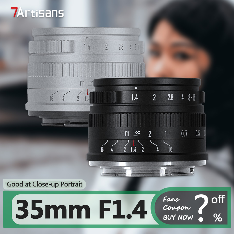 Film Camera 35Mm - 7artisans APS-C 35mm F1.4 Large Aperture