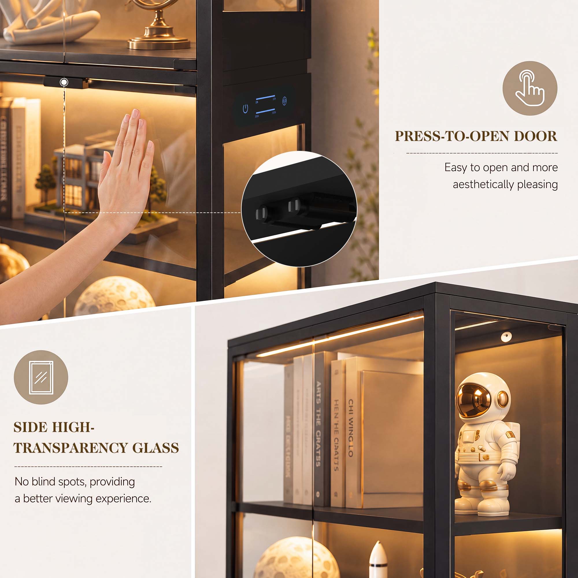 TCGBKAF 5‑Tier Display Cabinet - đánh giá và giá Collectible Collection