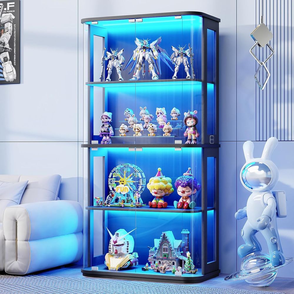 Rounded Display Cabinet with G - đánh giá và giá Collectible Collection