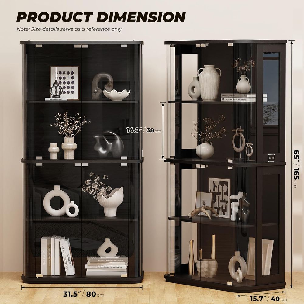 Rounded Display Cabinet with G - đánh giá và giá Collectible Collection