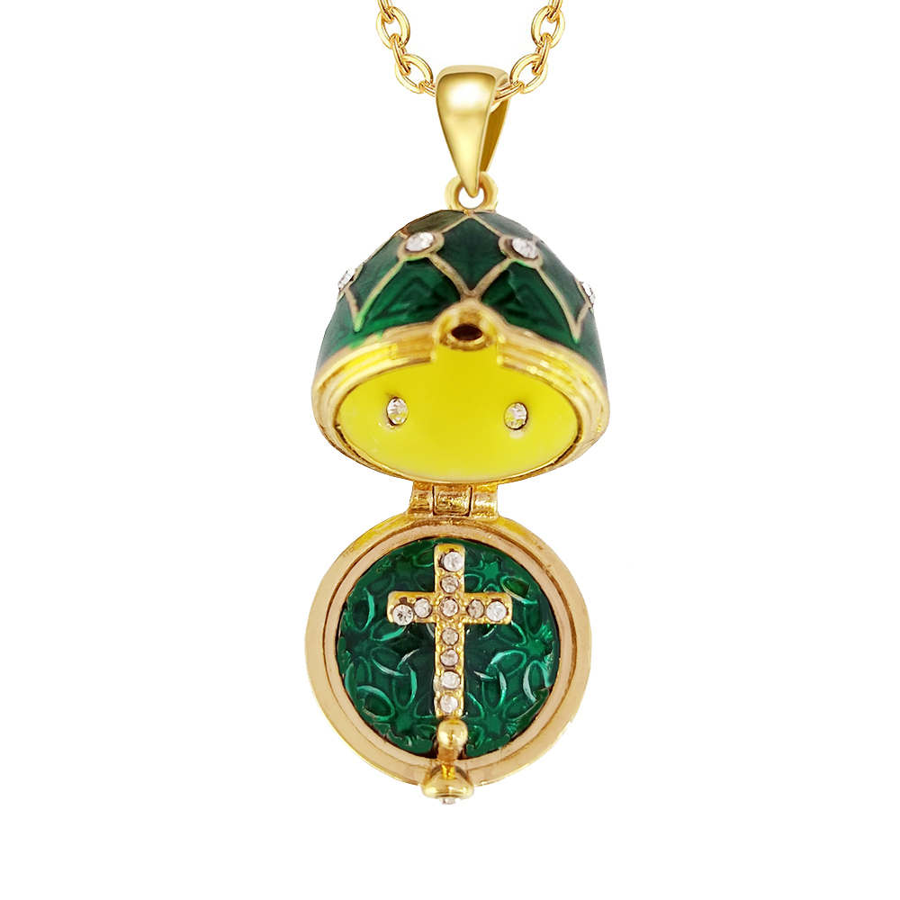 Enamel Faberge Easter Egg Pend - đánh giá và giá Vintage Collectible Jewelry
