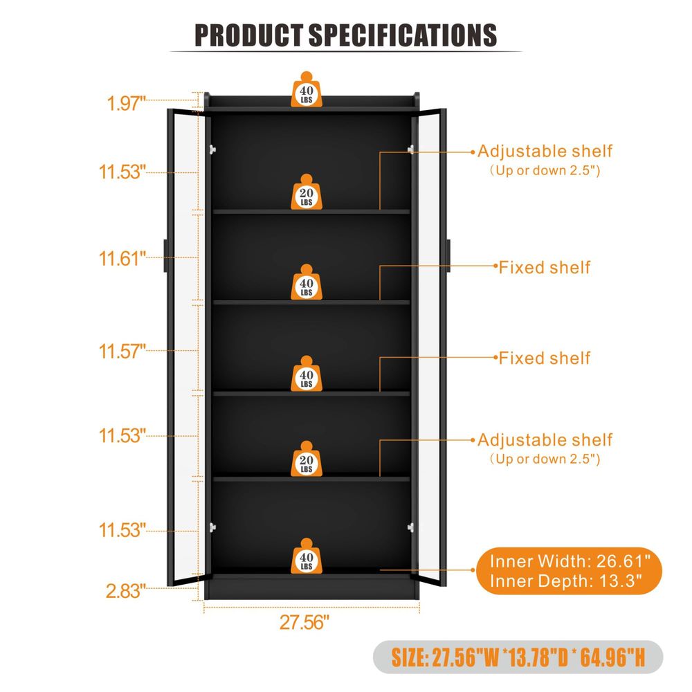 Display Cabinet with Adjustabl - đánh giá và giá Collectible Collection