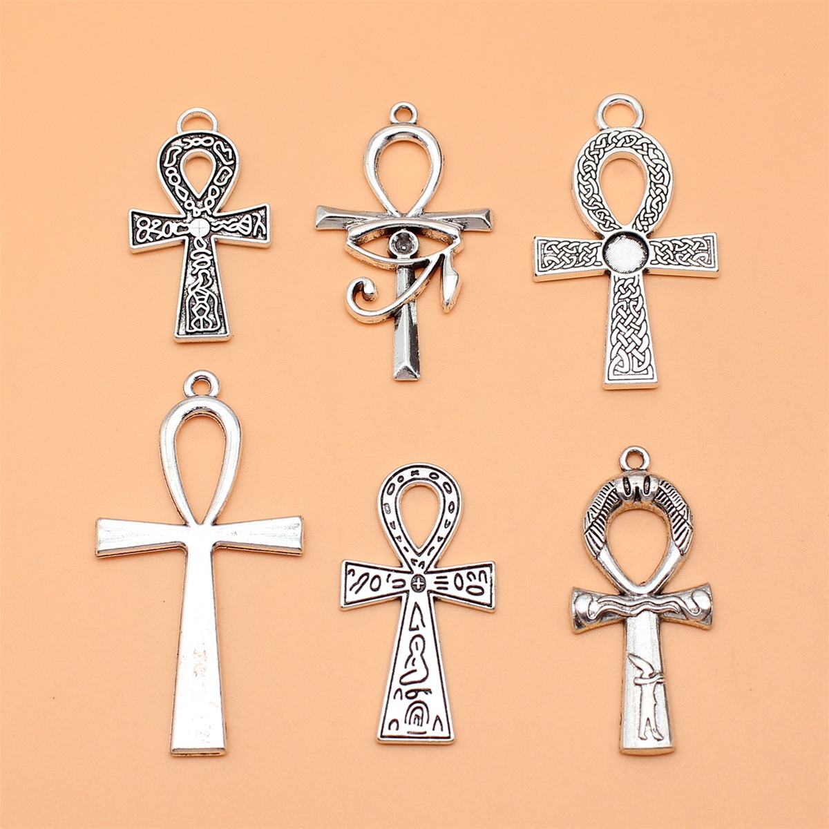 6pcs Antique Silver Color Key  - đánh giá và giá Vintage Collectible Jewelry