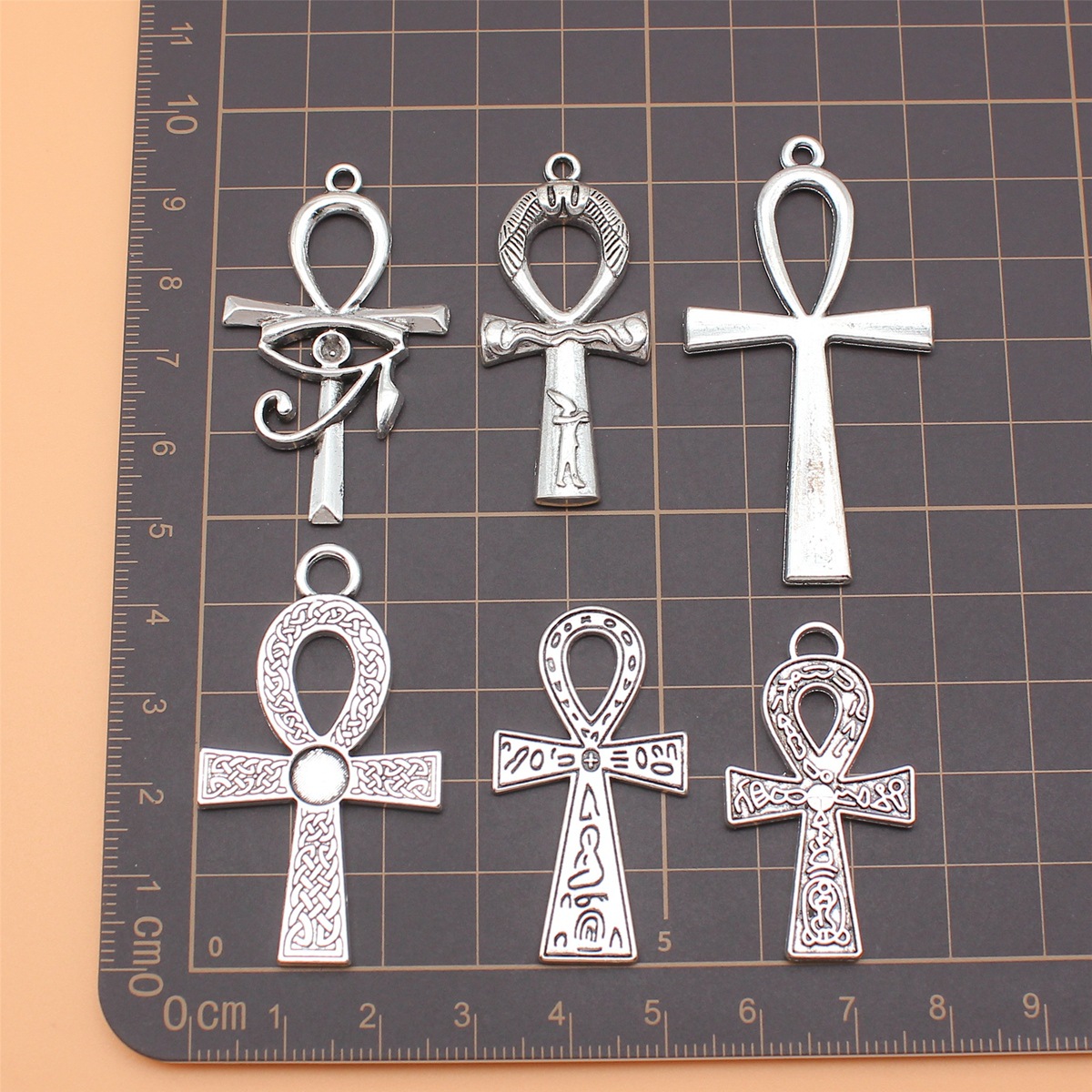 6pcs Antique Silver Color Key  - đánh giá và giá Vintage Collectible Jewelry