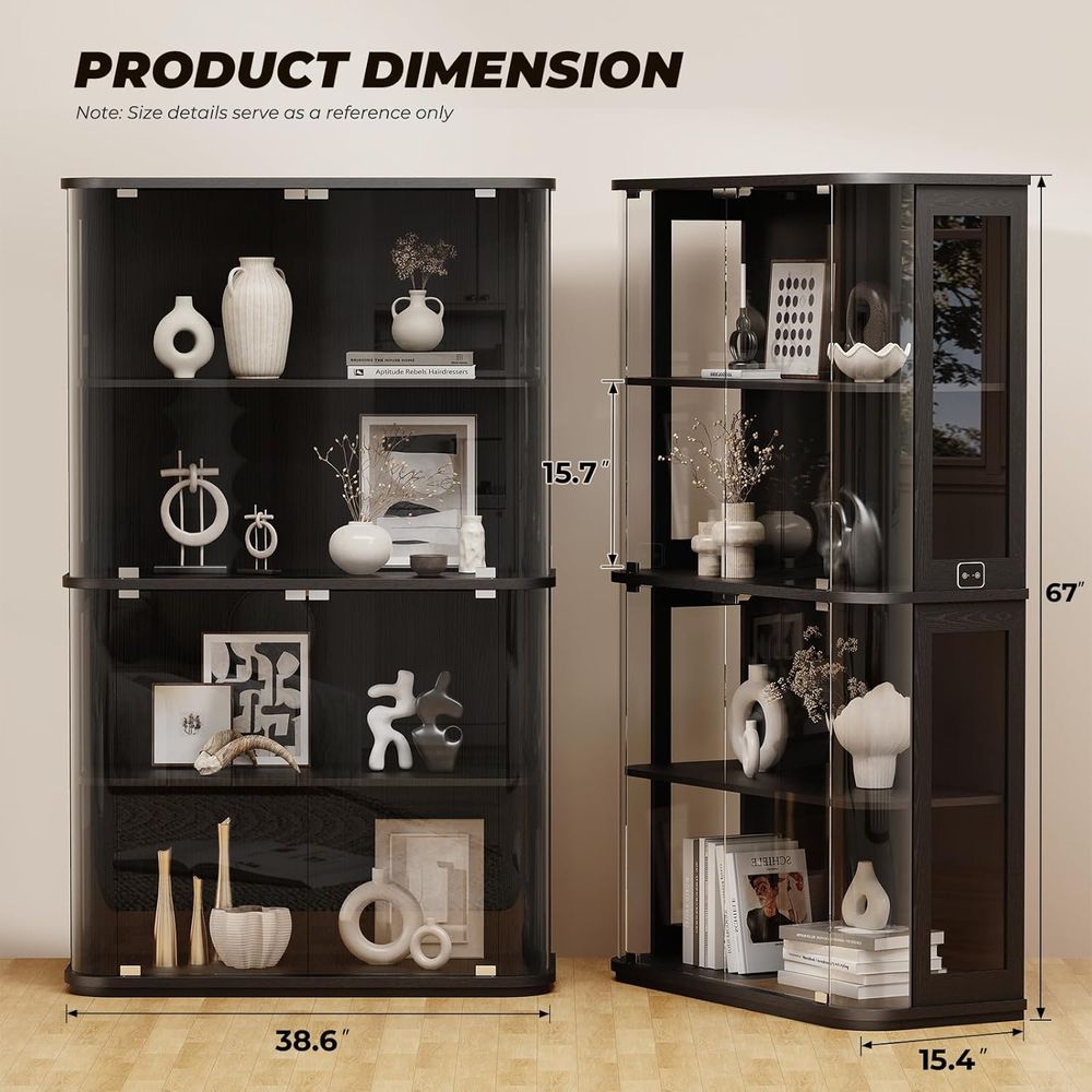 Large Rounded Display Cabinet  - đánh giá và giá Collectible Collection