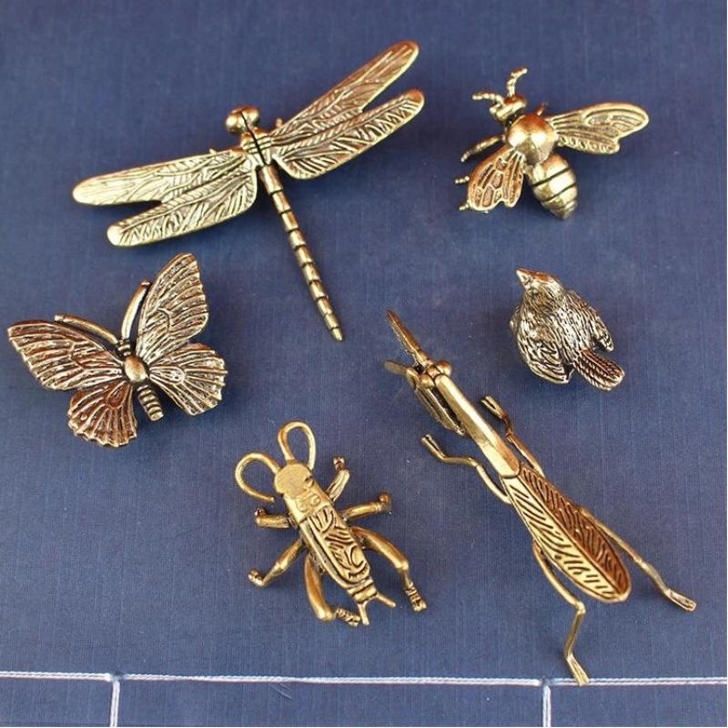 Brass Mini Insect Figurines Vi - đánh giá và giá Vintage Fairy Figurines Collectible