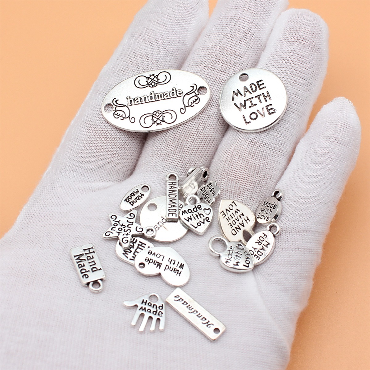 19pcs Antique Silver Color Han - đánh giá và giá Vintage Collectible Jewelry