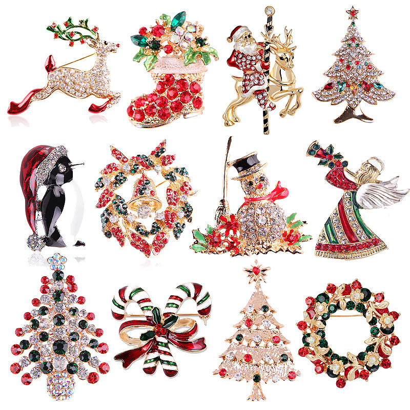 Vintage Rhinestone Christmas B - đánh giá và giá Vintage Collectible Clothing