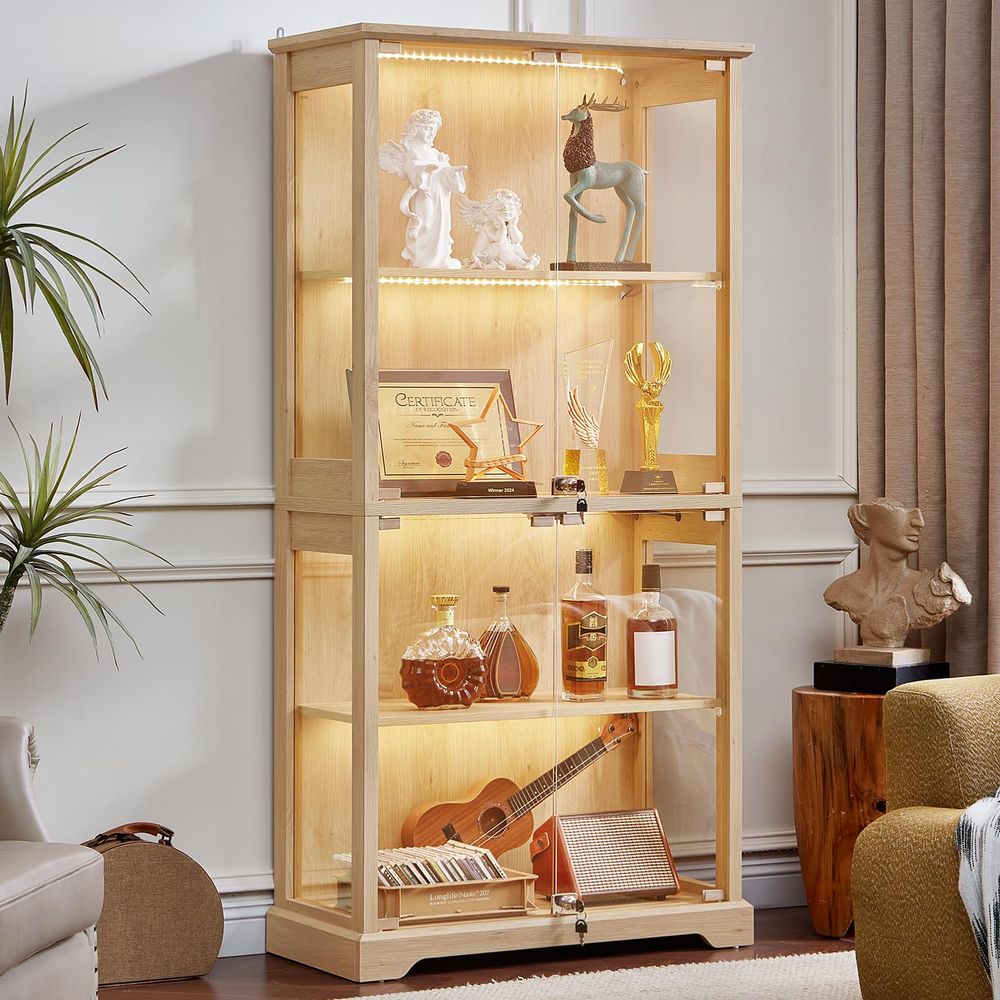 Farmhouse Glass Display Cabine - đánh giá và giá Collectible Collection