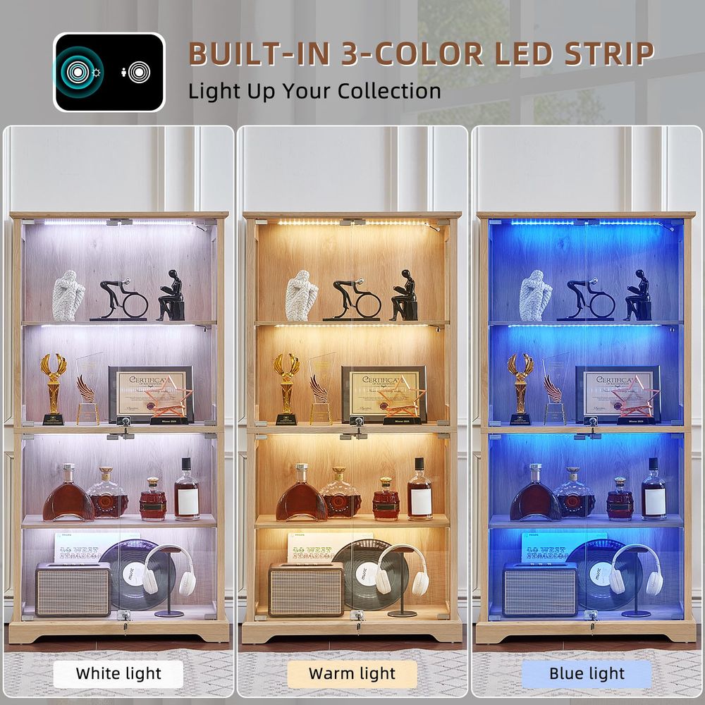 Farmhouse Glass Display Cabine - đánh giá và giá Collectible Collection