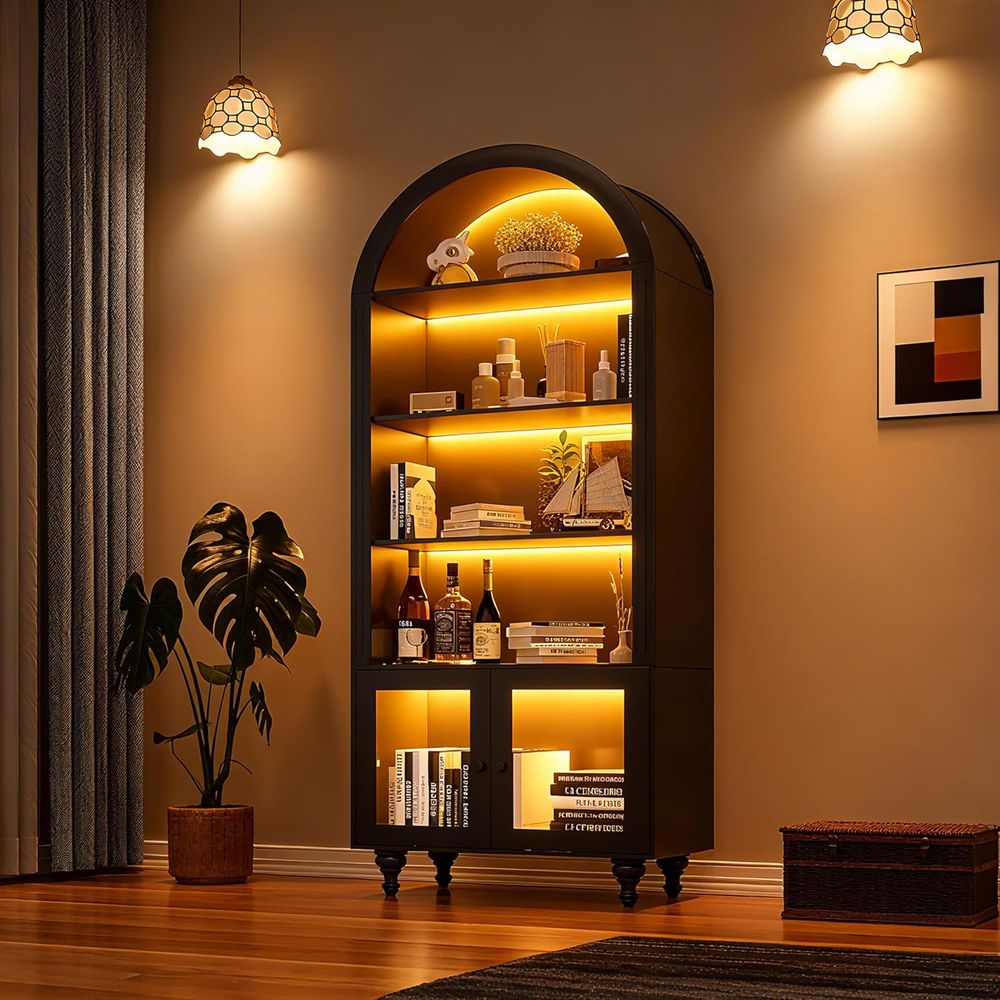 Wooden Arched Display Storage  - đánh giá và giá Collectible Collection