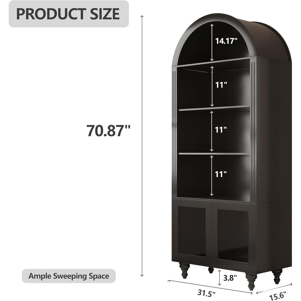 Wooden Arched Display Storage  - đánh giá và giá Collectible Collection