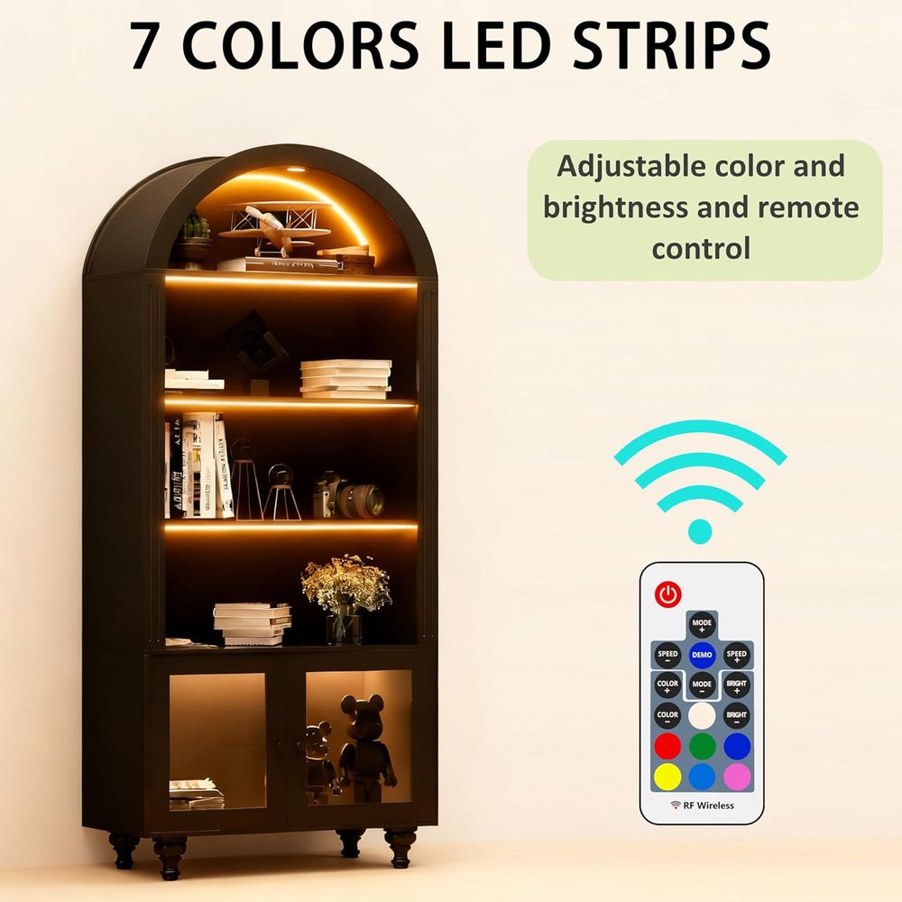 Wooden Arched Display Storage  - đánh giá và giá Collectible Collection