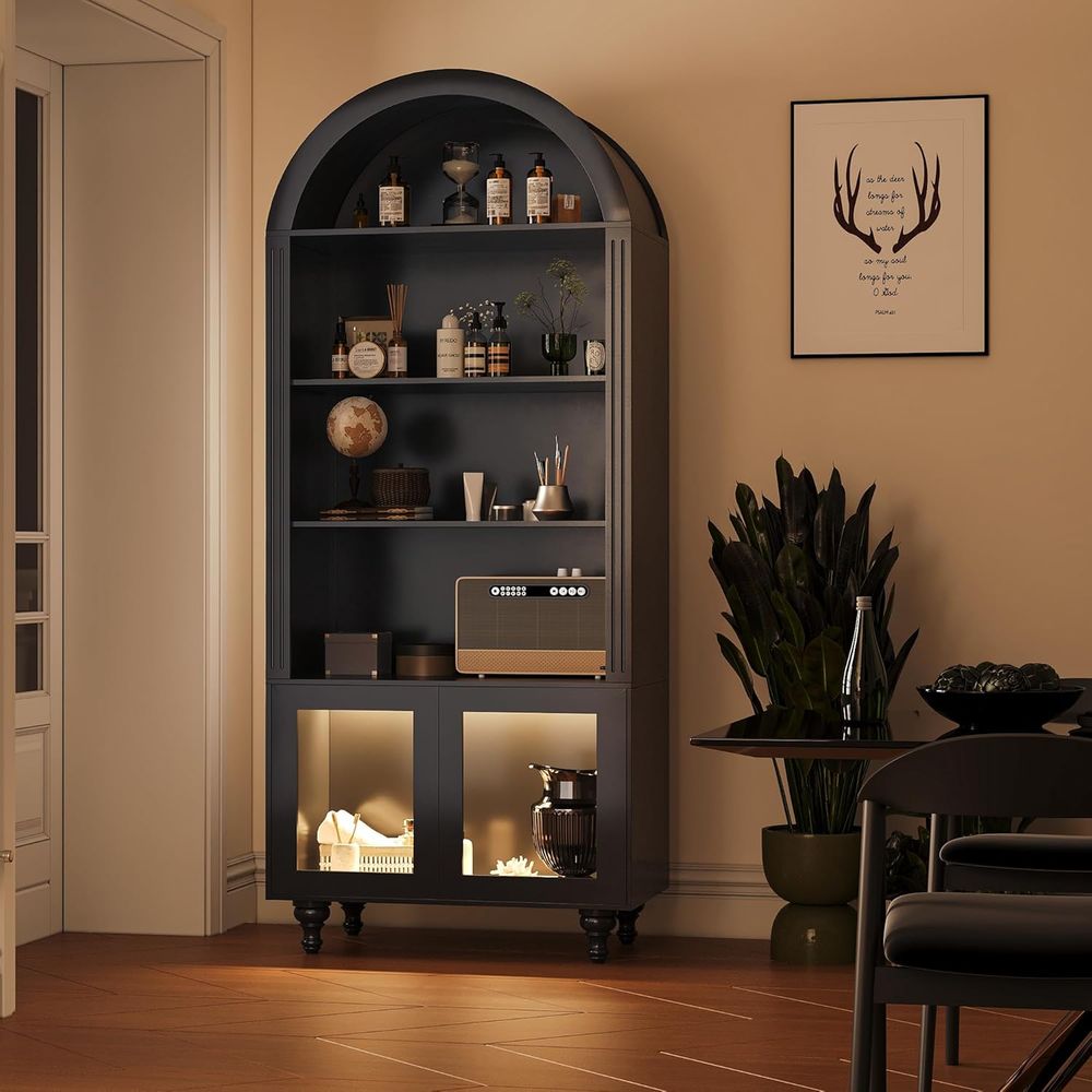 Wooden Arched Display Storage  - đánh giá và giá Collectible Collection