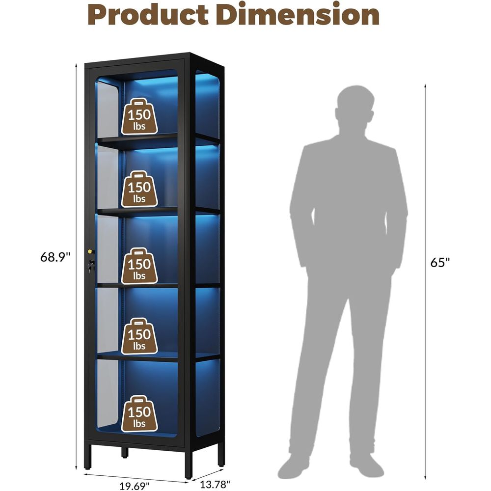 69 Glass Display Cabinet with  - đánh giá và giá Collectible Collection